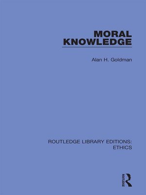 cover image of Moral Knowledge